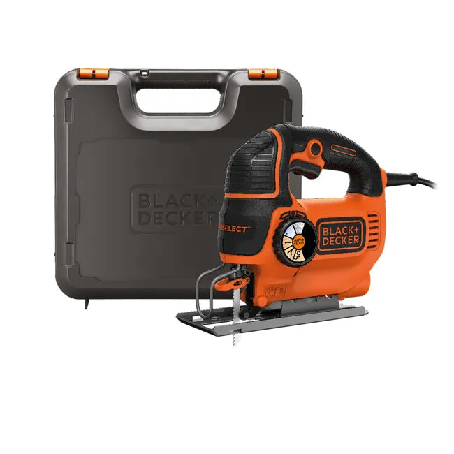 Scie sauteuse pendulaire filaire BLACK + DECKER Ks801se 550 W