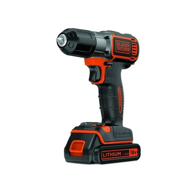 Black and Decker - Perceuse sans fil Autosense 18V 1,5Ah Li-Ion 1628 Nm - ASD18K-QW BLACK & DECKER