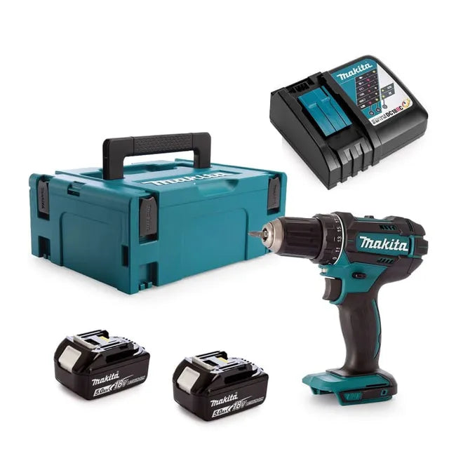 Perceuse visseuse 18V LXT (2x5,0 Ah) en MAKPAC - MAKITA DDF482RTJ